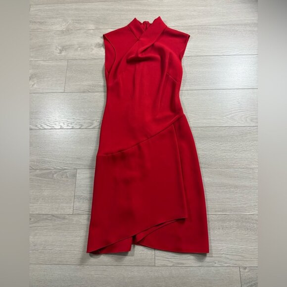 Love Moschino Elegant Red Sleeveless Midi Dress - Picture 3 of 14